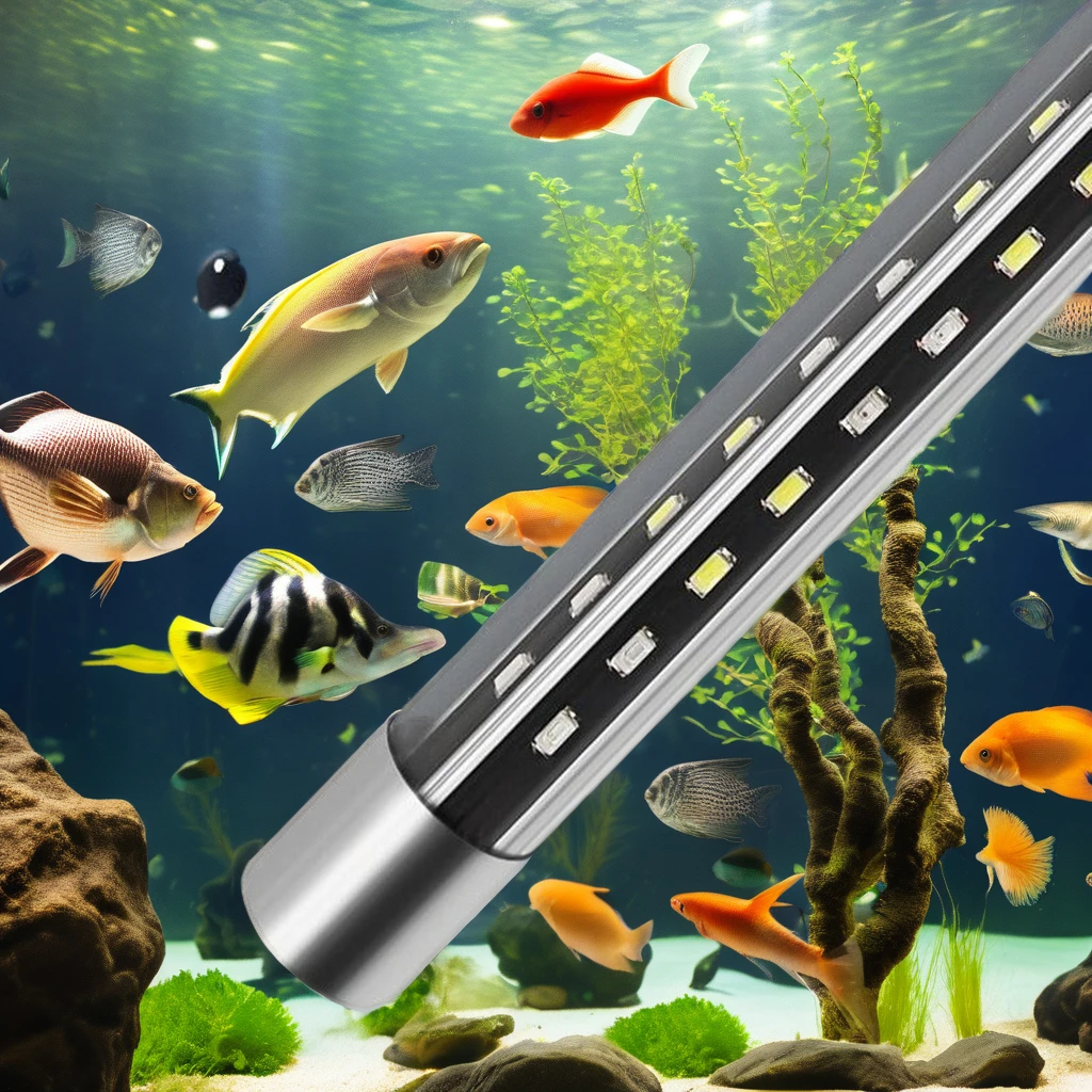 172128 OEM LED Aquarium Lamp Plastic Aluminum Waterproof LED Tube light 12V 130-150CM Fish Tank Lighting tube