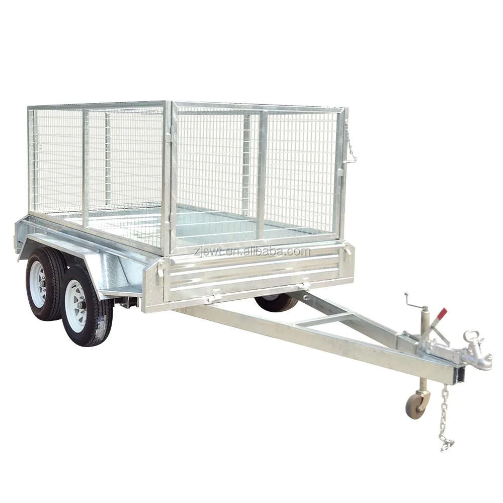 Quality Trustworthy Galvanized Fully Welded 8x5 Tandem Trailer