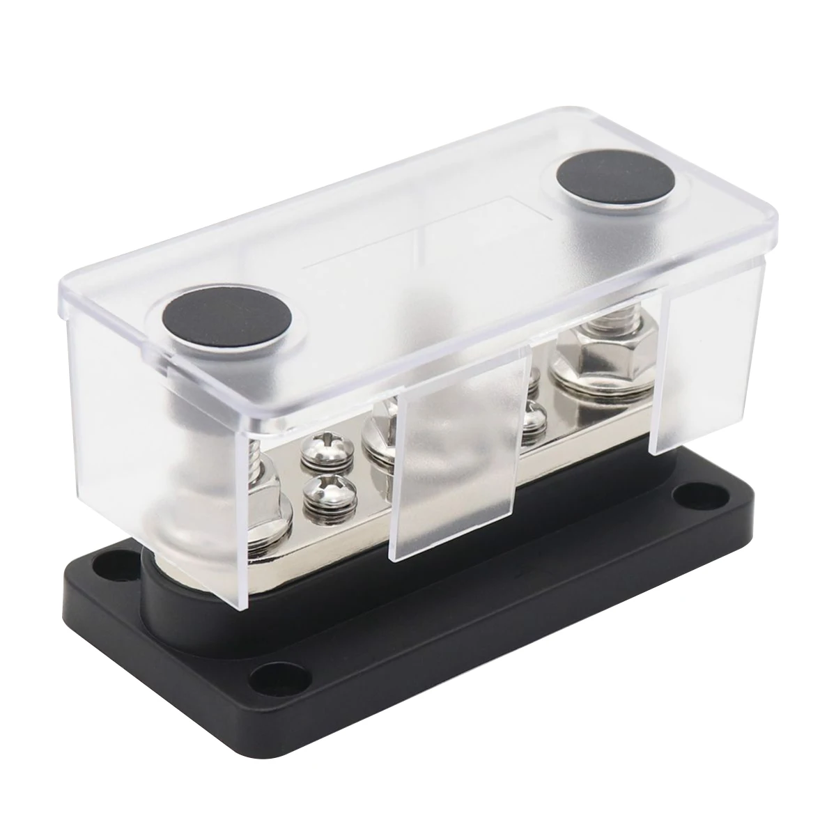 Heavy-Duty M8 300A Cable Lug Busbar Type Connector Made of Copper Steel ABS Stainless Steel