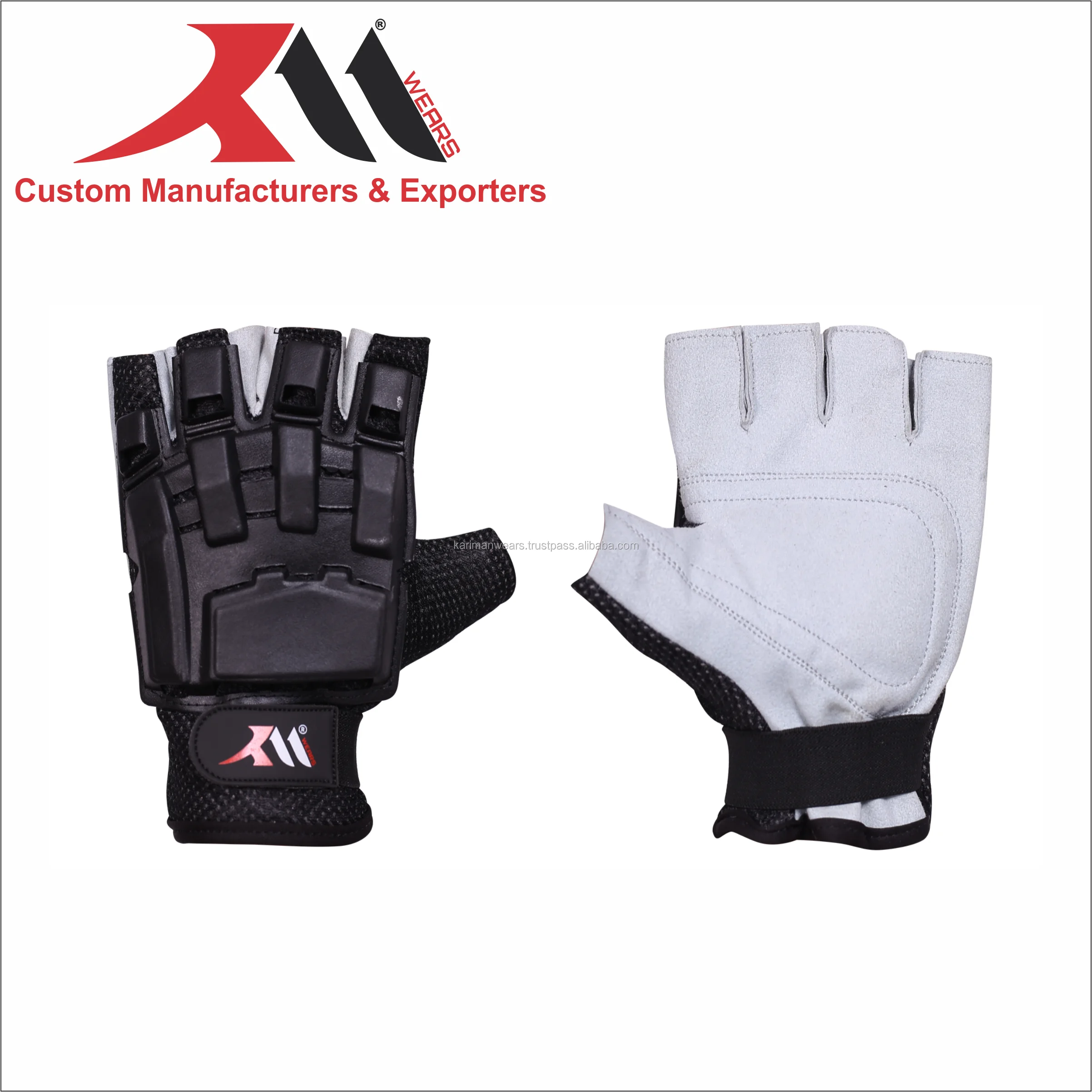Winter Tactical Paintball Shooting Combat Anti-Skid Rubber Hard Knuckle Cycling Hiking Half Finger Gloves