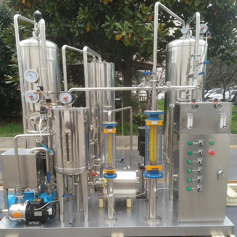 High CO2 Content Level Automatic Carbonated Drink/Beverage Mixing Carbonating Machine Mixer Carbonator