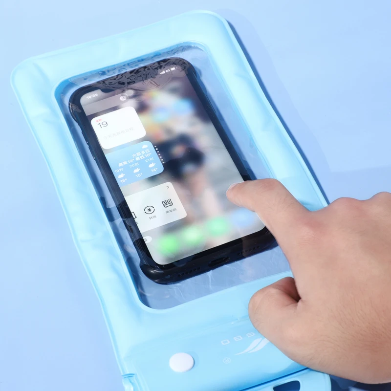 Wholesale 2024 Year Free Sample PVC Universal Size Waterproof Phone Bag IPX8 Water-Proof Pouch Case for Mobile Phone