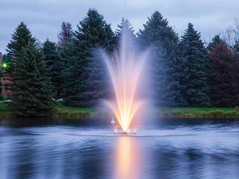 Easy Maintain Small Size Led Light Outdoor Decorative Pond Fountain Garden Customized Stainless Steel Music Fountain