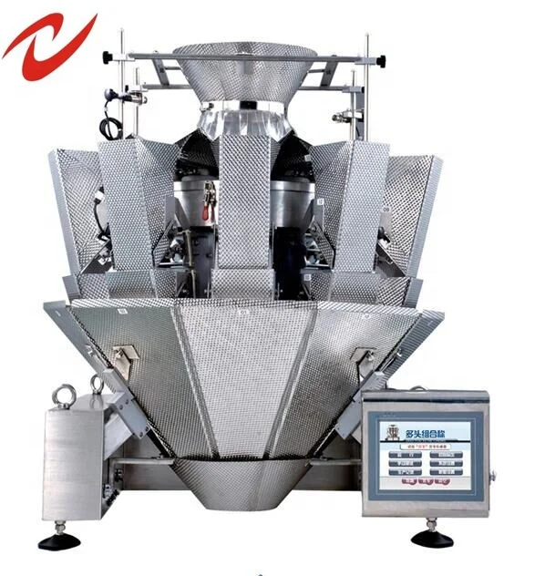 High Accuracy 20 Multiheads Weigher Filling Packaging Machine For Mixed Product Sunflower Seeds Nuts
