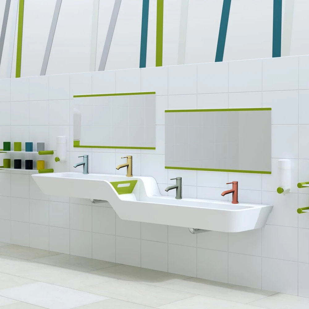 Single Handle sanitary ware water saving lavatory vanity waterfall brass chrome bathroom wash basin sink mixer faucet taps