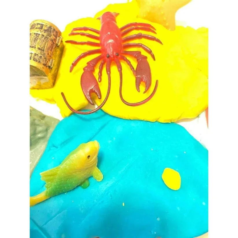 Modeling Imagination Toys Play Dough Under the Sea Sensory Kit Pretend Play Underwater World Creative Toys for Toddlers