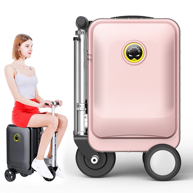Airwheel Manufacturer Luxury Aluminium Frame minion suitcase Business Airport Metal Trolley Luggage
