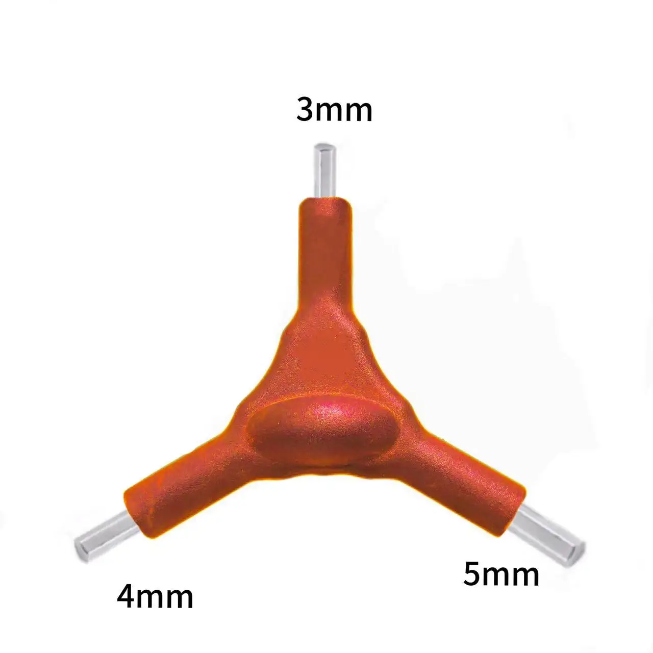 Multi functional three pronged hexagonal plum blossom sleeve Y-shaped three pronged hexagonal bicycle ice skates