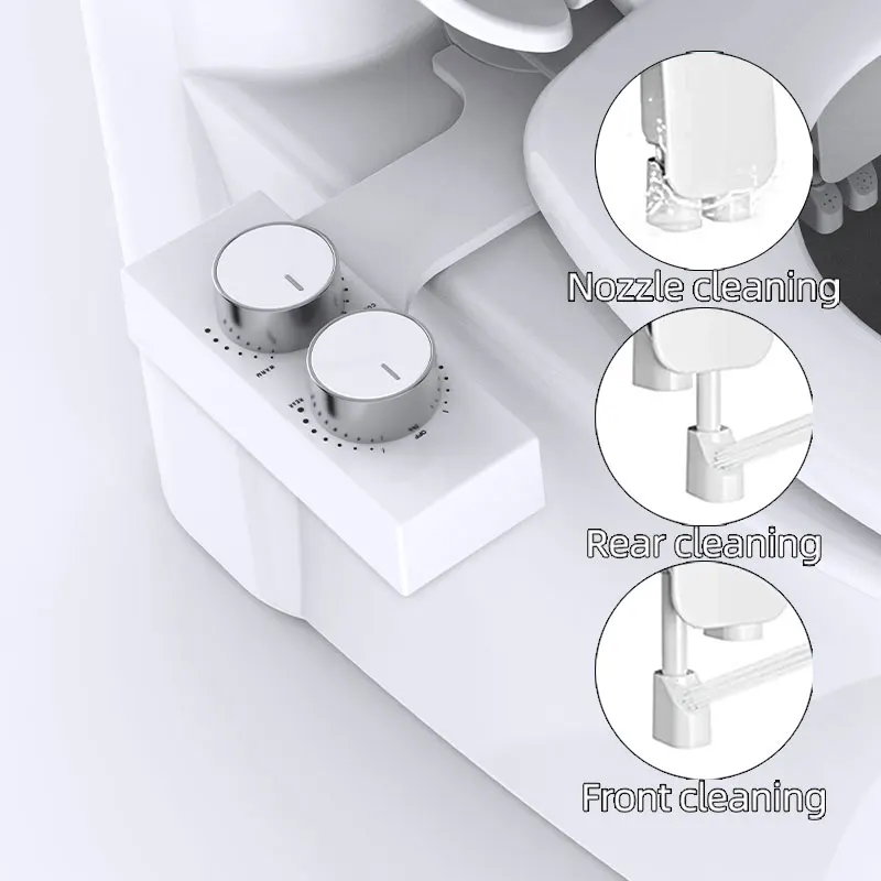 High Quality Automatic Nozzle Self-Cleaning Bide Hot and Cold Water Bidet Toilet Attachment Handy Care Bidet Sprayer