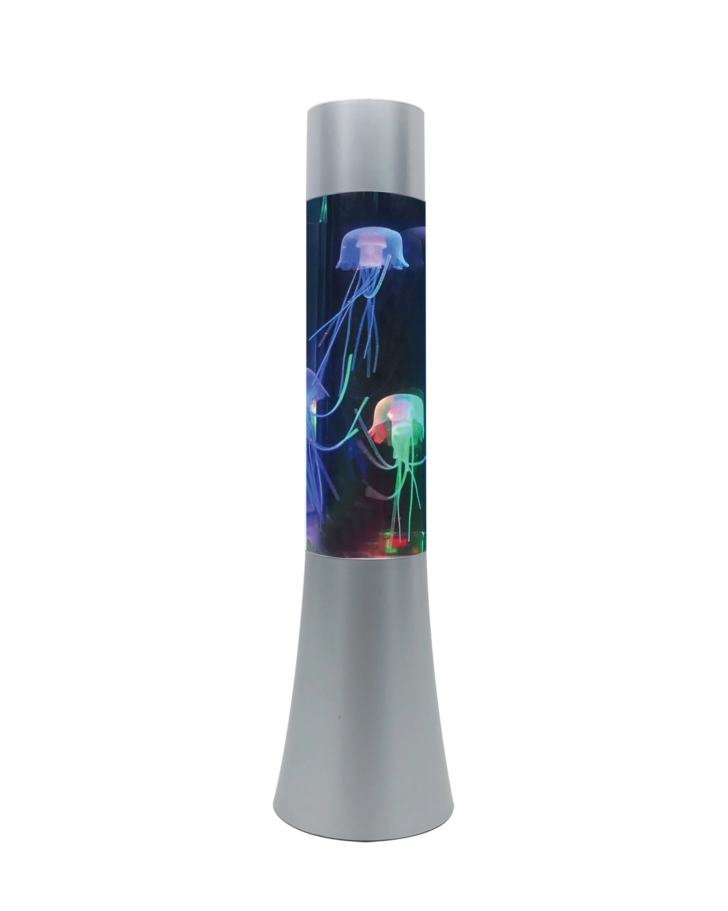 TIANHUA Modern Led Aquarium Color Changing Room Table Lamp Night Lights for Kids Babies Jellyfish cylindrical floor lava lamp