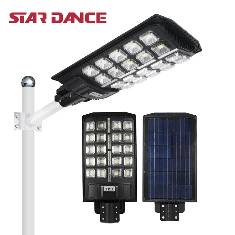 High Quality Ip65 Waterproof Outdoor Smd 50w 100w 150w 200w 300w 400w All In One Integrated Solar Led Streetlight