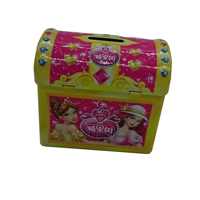 Детский подарок, металлическая копилка для монет, заводской поставщик копилки, металлическая копилка для детей