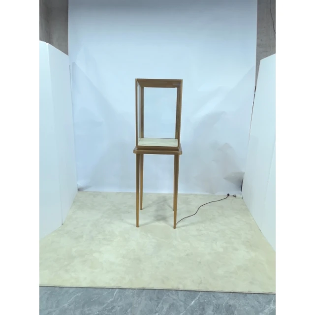 Customized High Stand Rectangular Jewelry Display Cabinet for Showcases Office Retail Souvenir Jewelry Luxury Display Showcase