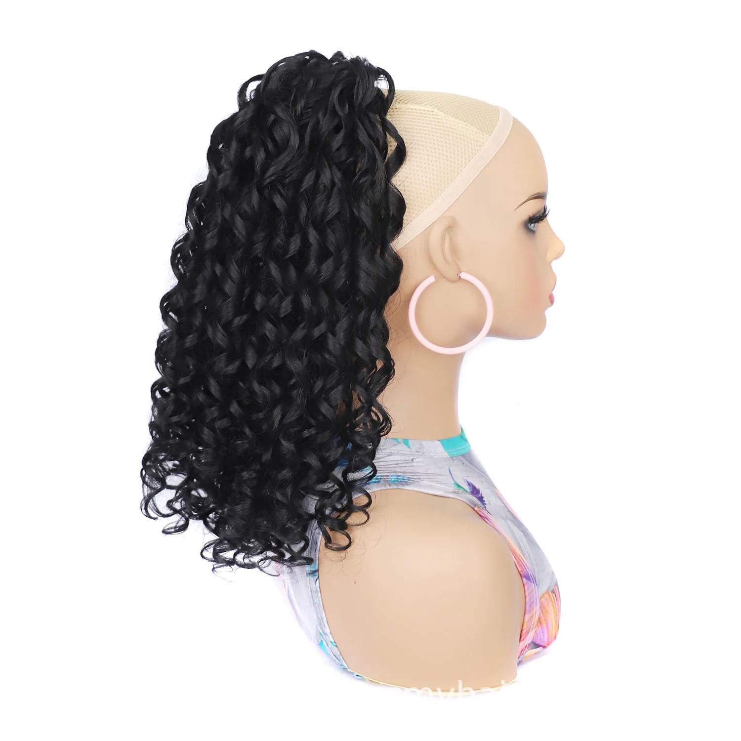 Brazil  Black curls  Mawei  Roman retro wig
