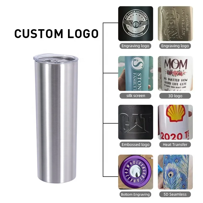 TY stainless steel tumbler double wall coffee cup insulation vacuum  20oz 30oz skinny tumbler