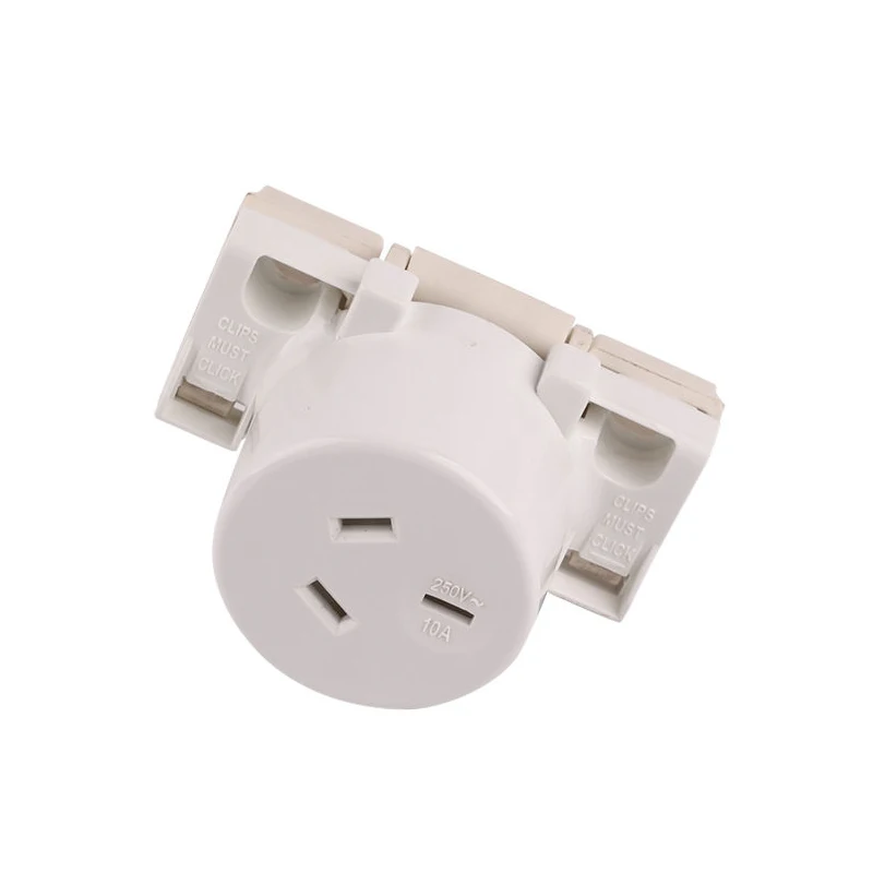 250V 10A Australia Quick Connect Surface Socket 413QC 3 Pin AS/NZS Saa Plug Base Quick Socket