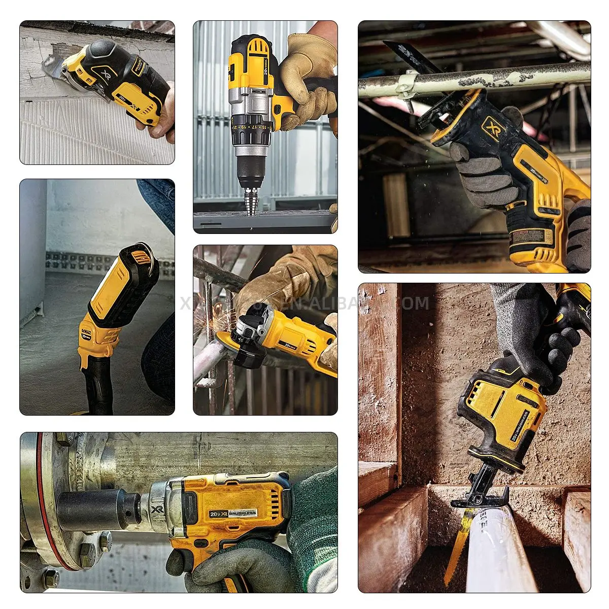 Горячая замена для электроинструмента Dewalt батарея DCB200 DCB201 DCB205 20 в 6
