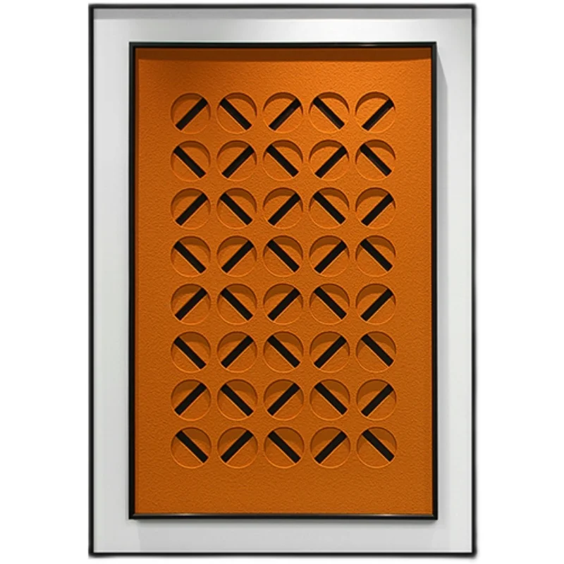 JZ Morden Decoration Handmade Three-Dimensional Abstract Geometric Texture Painting Wall Art Sandstone 3D Mixed Media Artwork