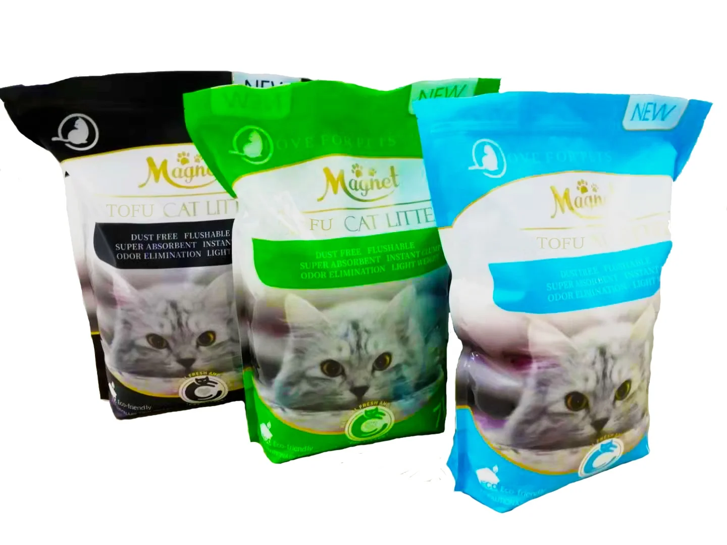 China bentonite silica gel pine cat litter natural plant cat litter cheap tofu cat sand