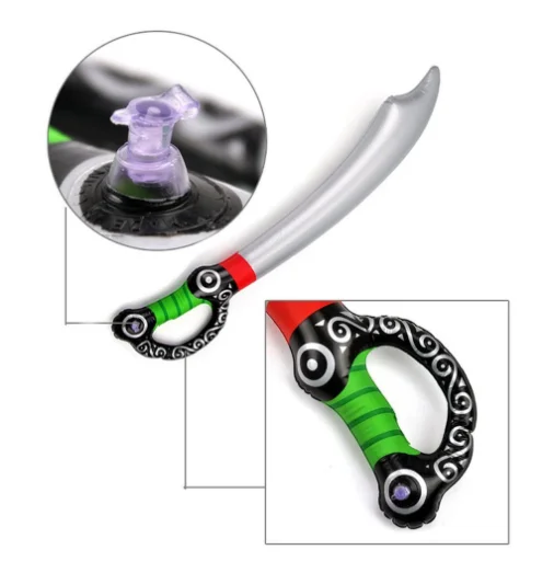 Hot Selling Factory Customization Eco-Friendly PVC Inflatable Sword Toys Kids Funny Party Accessories Folding Garden Use Logo