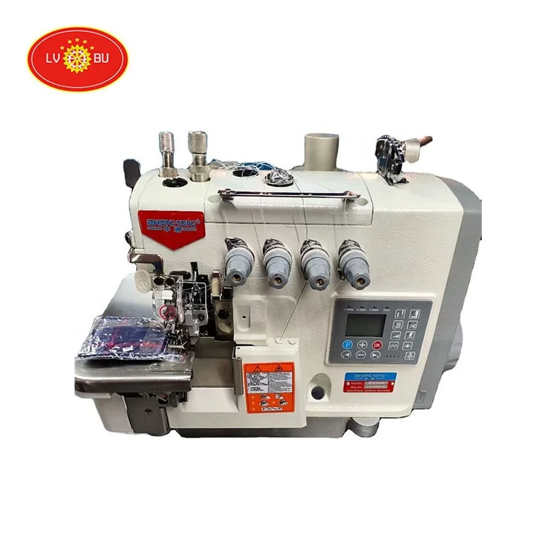 EXT-900 Single Head Full Automatic 4 Thread Overlock Domestic Sewing Machine Industrial