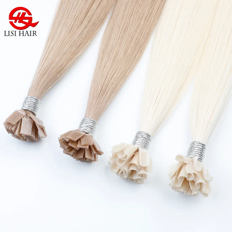 
New Design Top Sell Remy Unprocessed Raw Keratin Bonds Double Drawn Russian I Tip Hair Extensions 