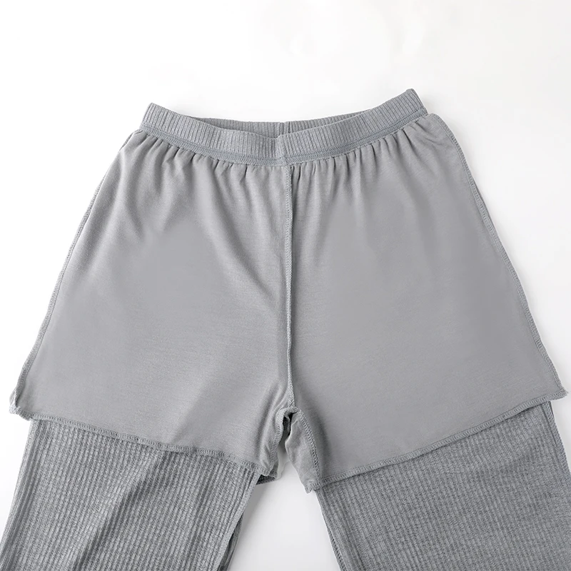 Широкие прямые брюки с эластичной талией