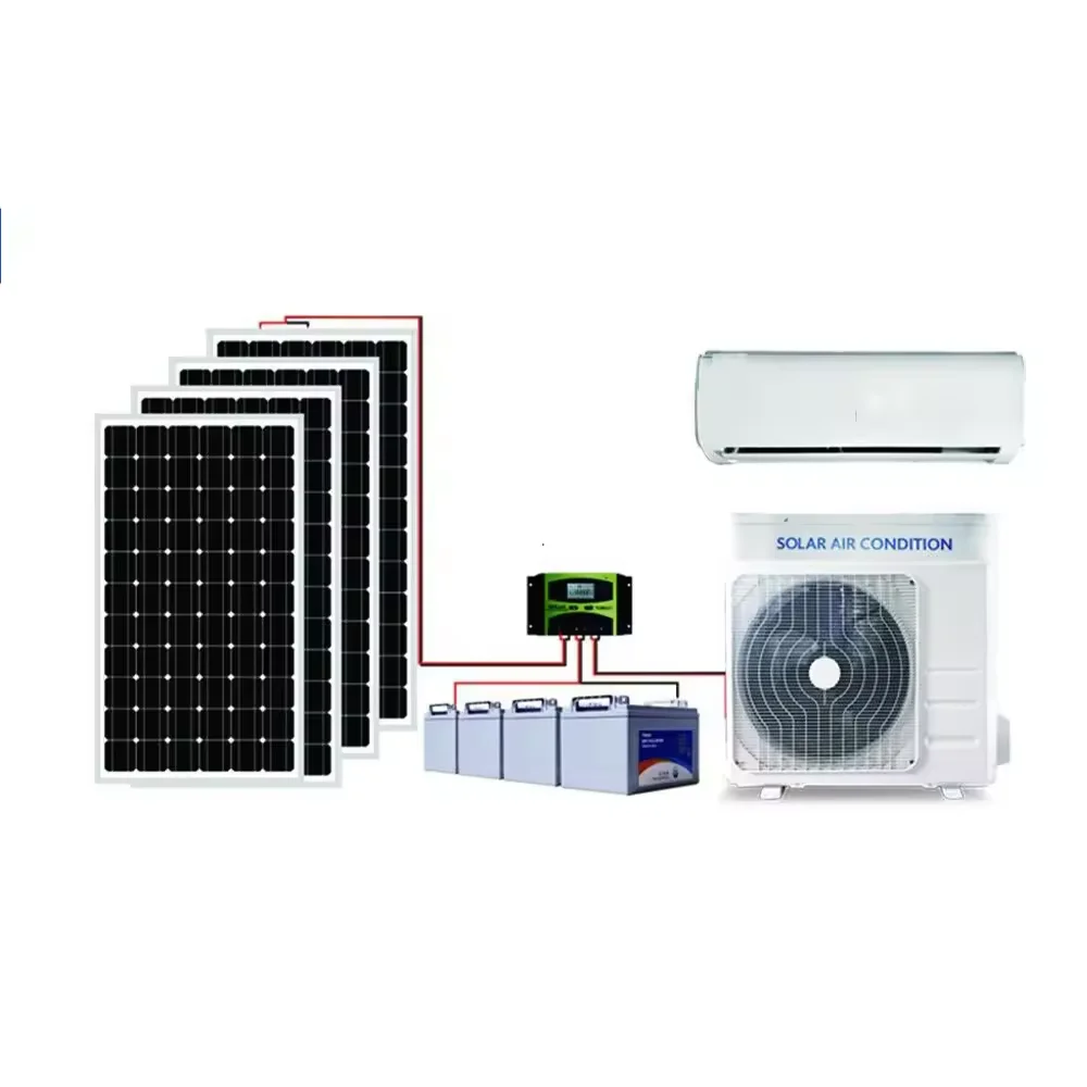 9000BTU 12000BTU 18000BTU DC48V Solar Air Conditioner DC Powered Air Conditioner Off Grid Solar Air Conditioning System