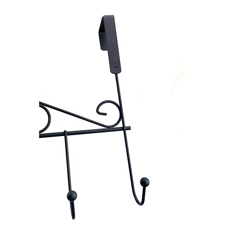 Hot Sale Over the Door 7 Hooks Metal Door Hooks Hanger Holder for Home Office Kitchen Use Hook Organizer Rack