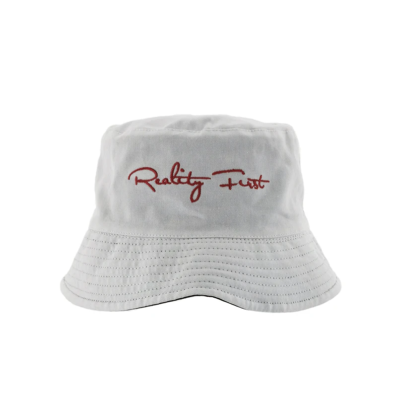 design your own custom embroidery black and white colorful men cotton wide brim adult fisherman bucket hat