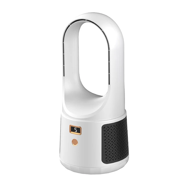 Mini Safe Leafless Table Fans WY-008 Desktop Portable WY008 Bladeless Fan Ventilator Air Outlet Safety Vaneless Fan