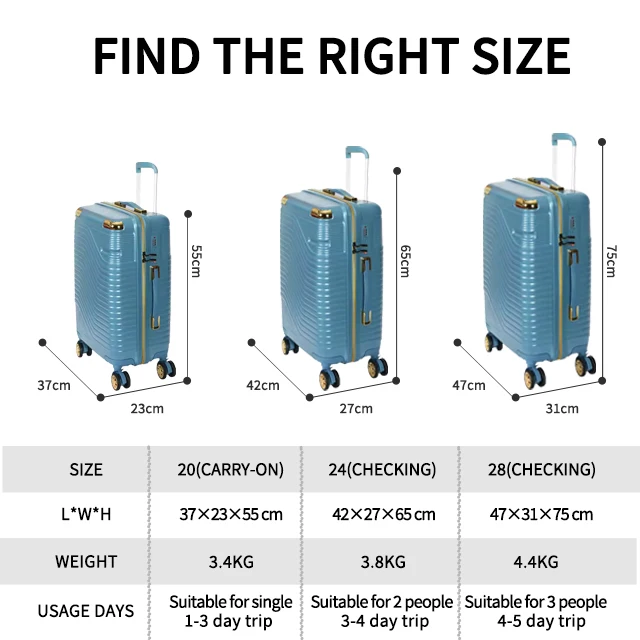 Wholesale Trolley Bag Carry-on Suitcases Travel Custom Logo ABS Carry On Trolley Luggage Set For Outdoor Traveling Business
