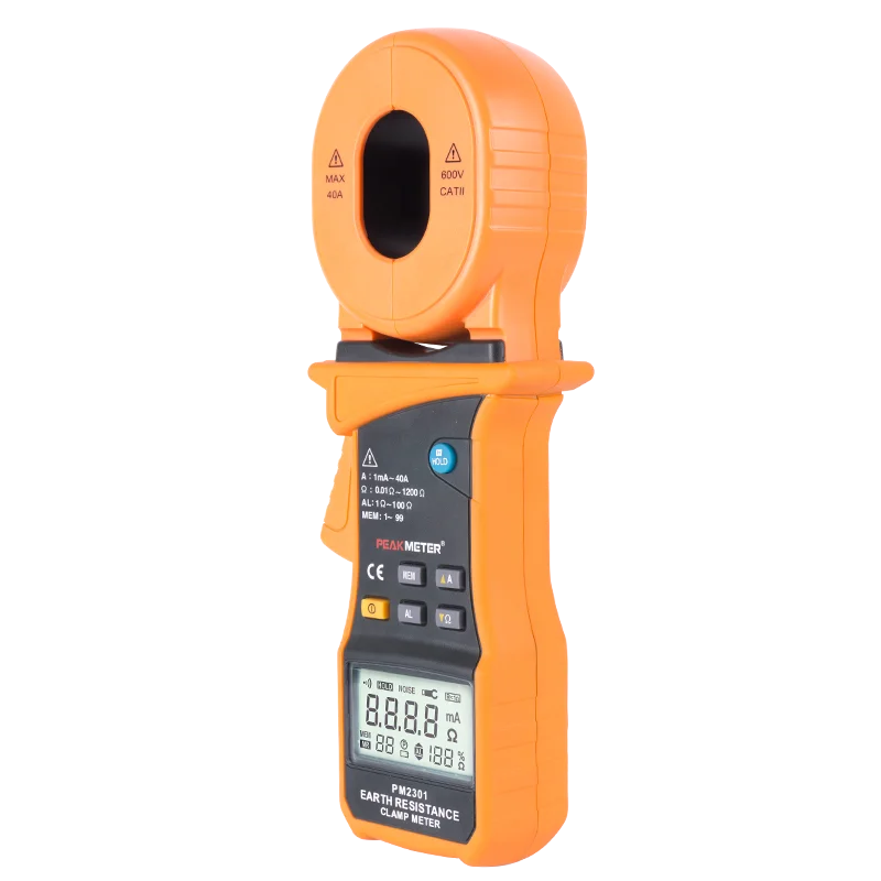 MS2301 High Sensitivity digital earth ground clamp on earth resist meter Resistance meter Tester Lower Power Consumption