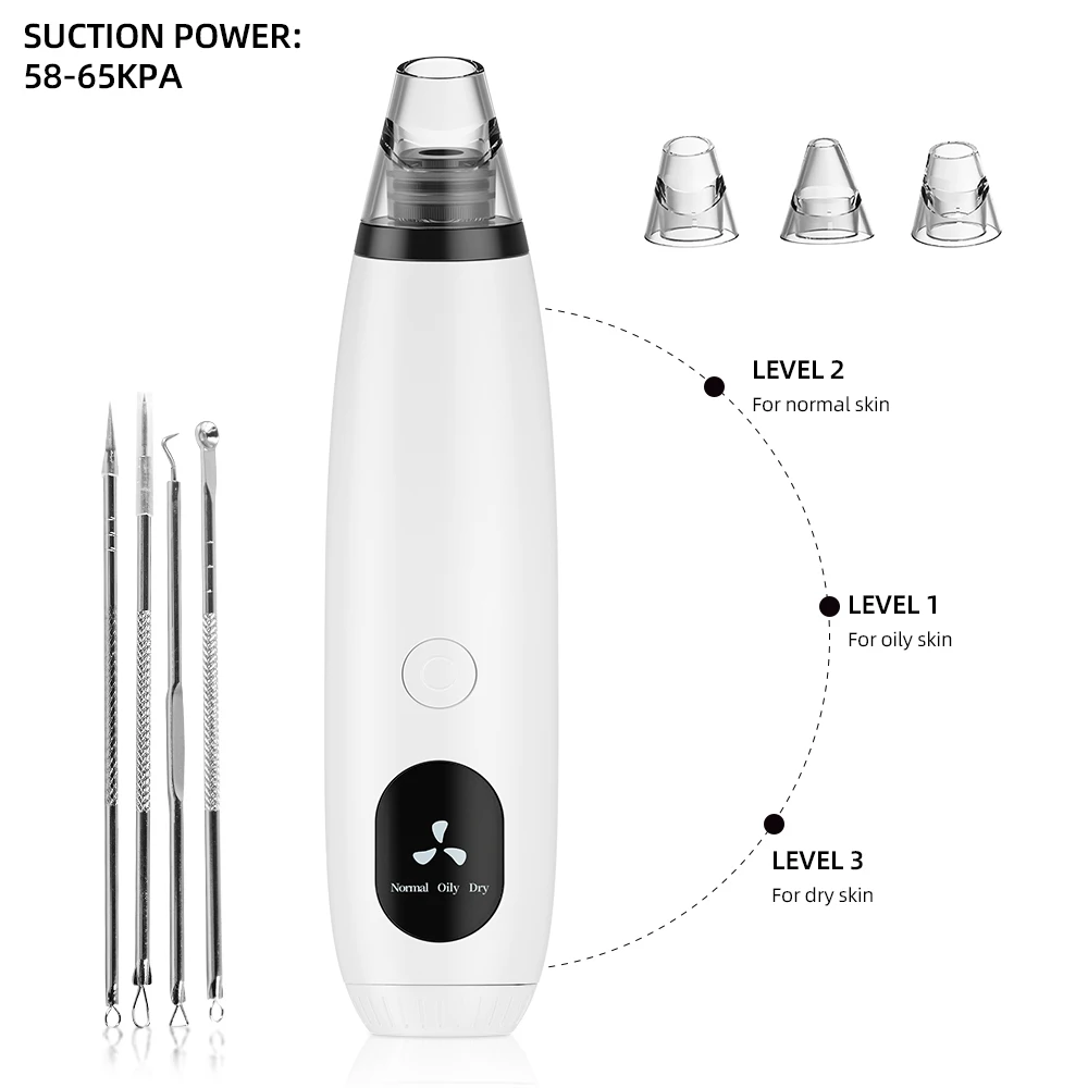 blackhead remover vacuum suction facial pore pore cleaner black head white heads remover
