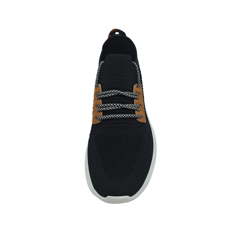 New Fashion Trend Breathable Mesh Fly-knit Recycled Shoes Walking Casual Shoes For Men