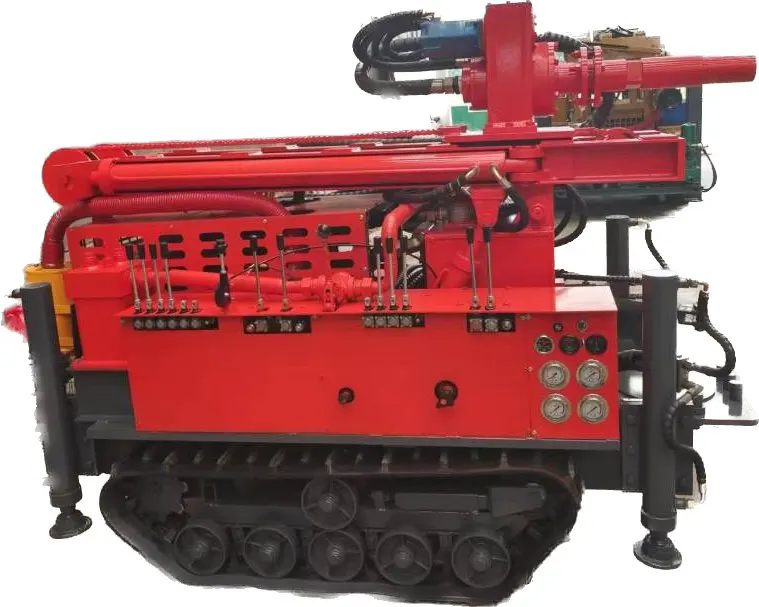 150m Portable Crawler Full Hydraulic Rotary DTH Rock Borehole Drill Machine/Air Hammer Water Well Drilling Rig for Sale