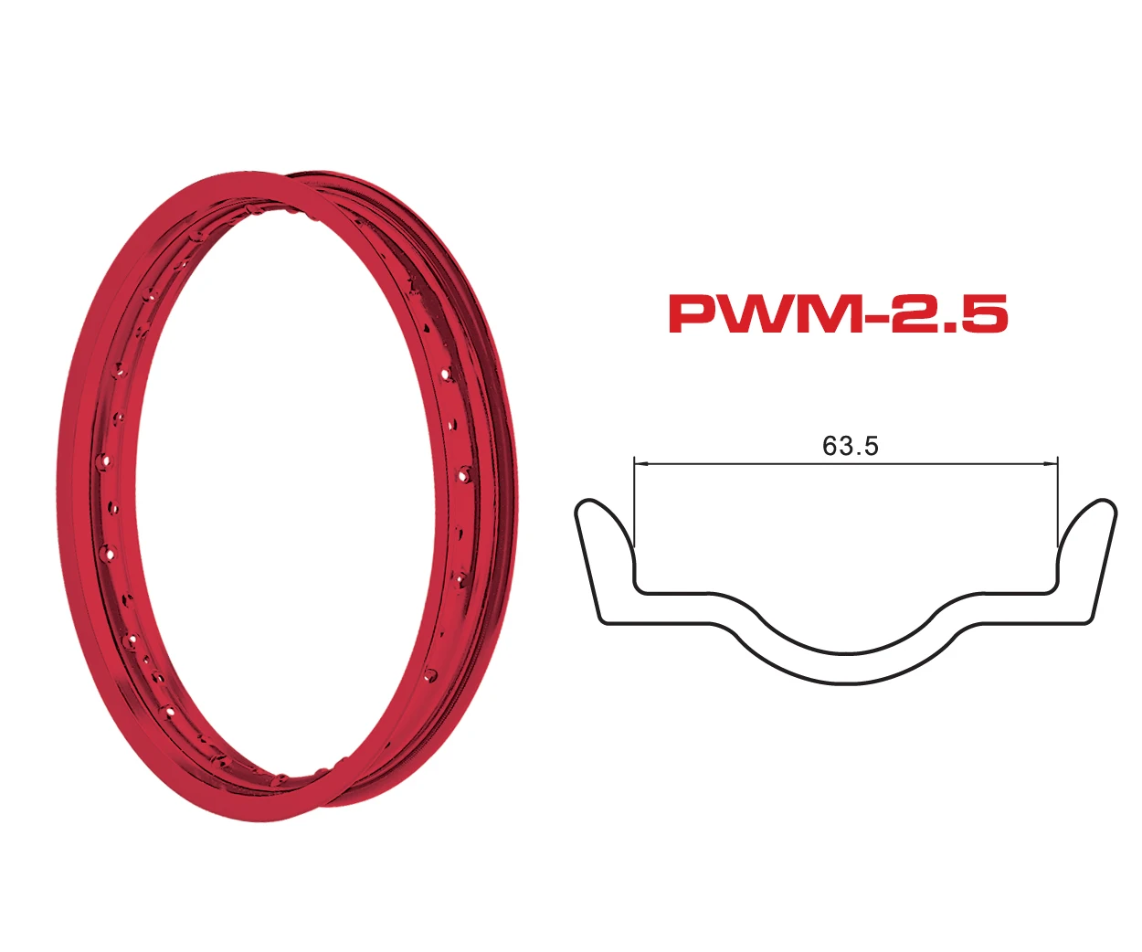 E-Motorcycle Rims Aluminum alloy WM-1.20 E-Motorcycle Rims Electric motorcycle rim