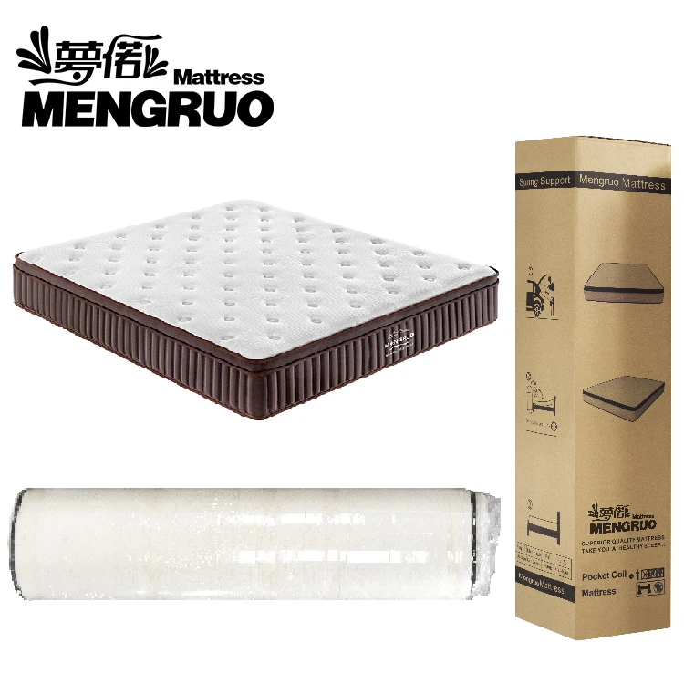 Factory price cheap hotel bedroom furniture memory foam bonnell orthopedic mattress queen size spring mattress