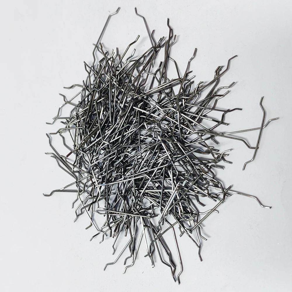 Construction Materials Concrete Glued Hooked End Steel Fiber Metal Steel Fiber for Industrial Floor