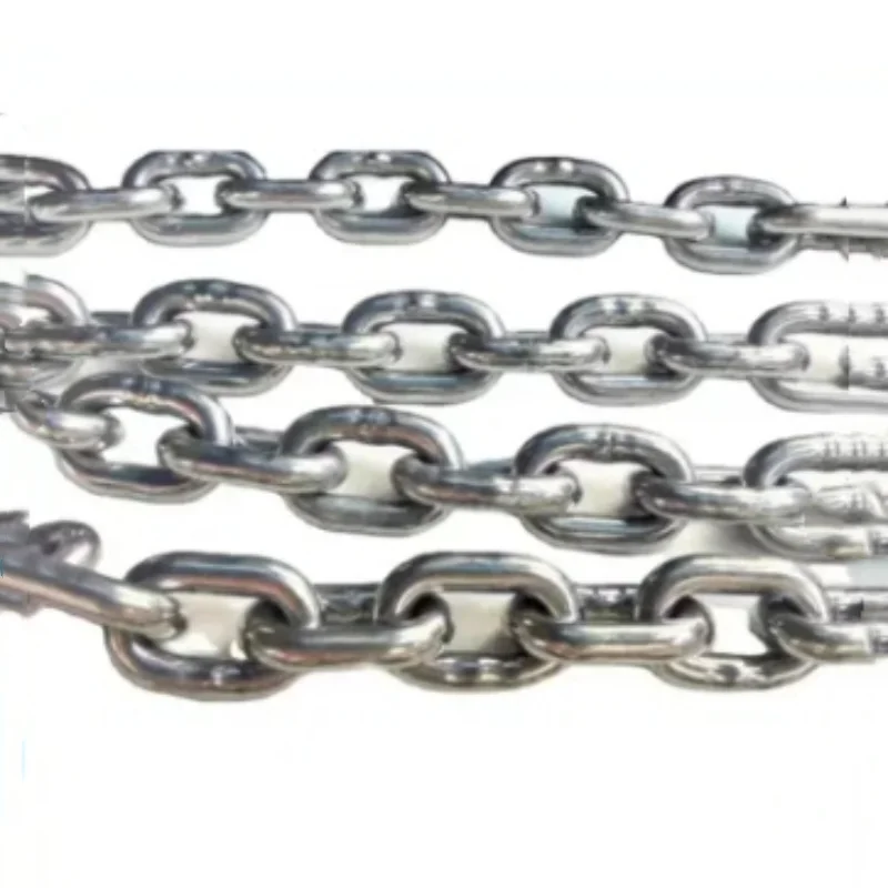 DIN5685 SS304 SS316 Stainless Steel 2mm-13mm Long Link Chain for Sale