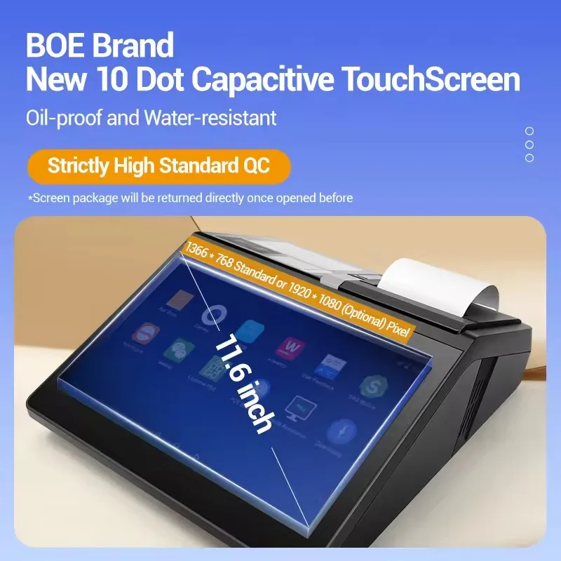Заводская Лучшая цена oem 11 6 дюймов android Pos система windows 10 для супермаркета сканер штрих-кодов pos кассовый аппарат