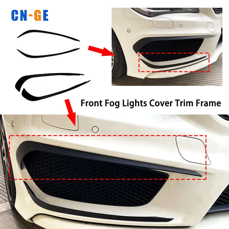 W117 Exterior Accessories Include Front Lip front Fog Lights Bumper Diffuser Spoiler For Mercedes Benz CLA C117 W117 13-18