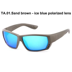 Authentic original famous brand Del Mar branded Tuna Alley 580P polarized sunglasses men luxury fishing surfing sunglasses