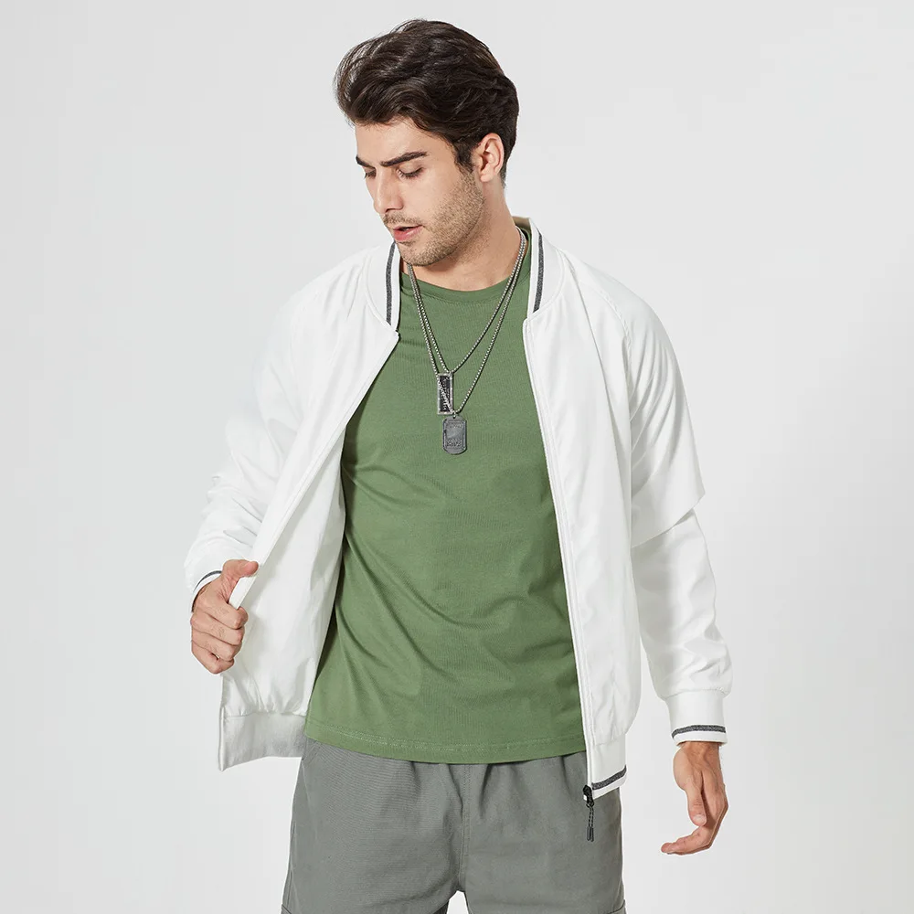 High quality Big Custom Men Smooth Velvet Fabric Bamber Jacket