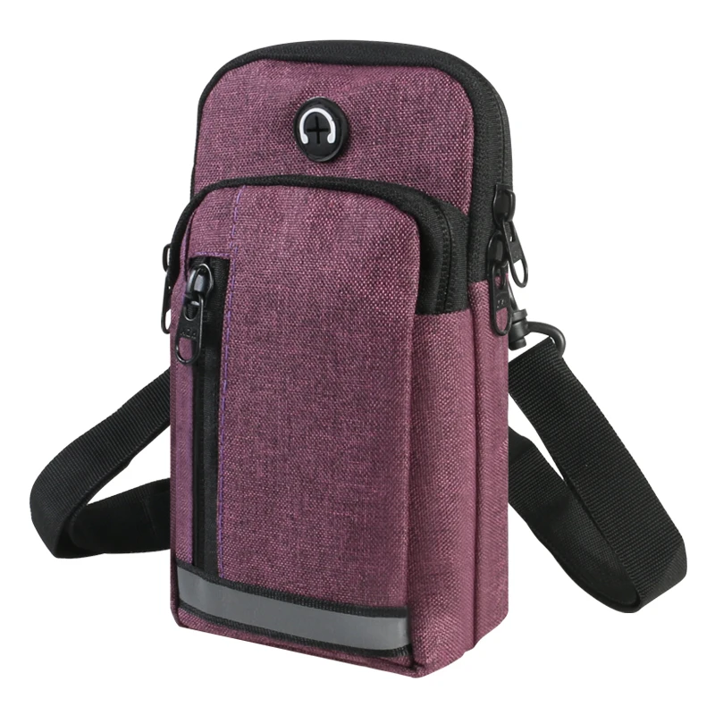 Mobile arm bag Fashionable Sports specific phone bag Dedicated headphone jack design phone bag