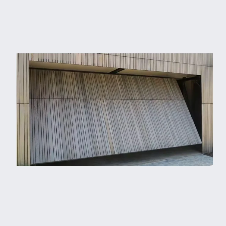 Customized size one piece modern glass panel lift garage door cost
