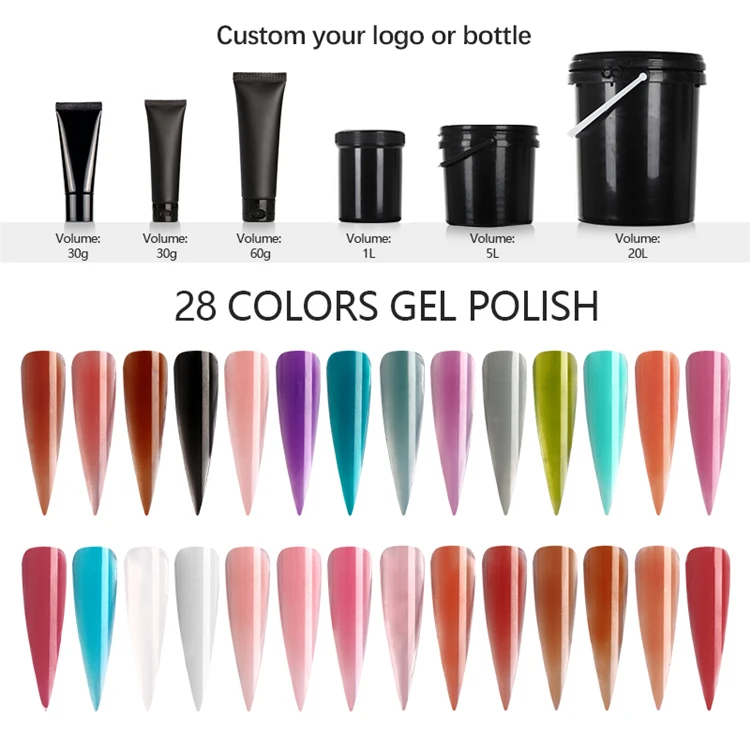 New products nail gel supplier uv nail gel polish long lasting solid extension nail gel