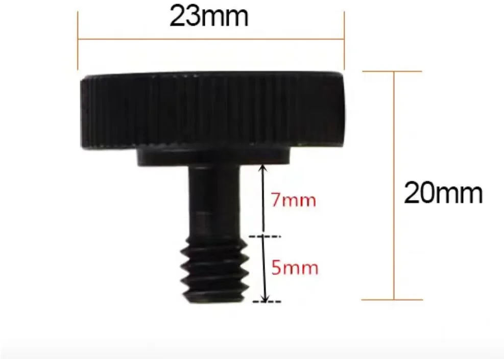 3/8 Inch Female to 1/4 Inch Male Thread Adapter Connector, Camera Tripod Mount Screw, Hot Sale