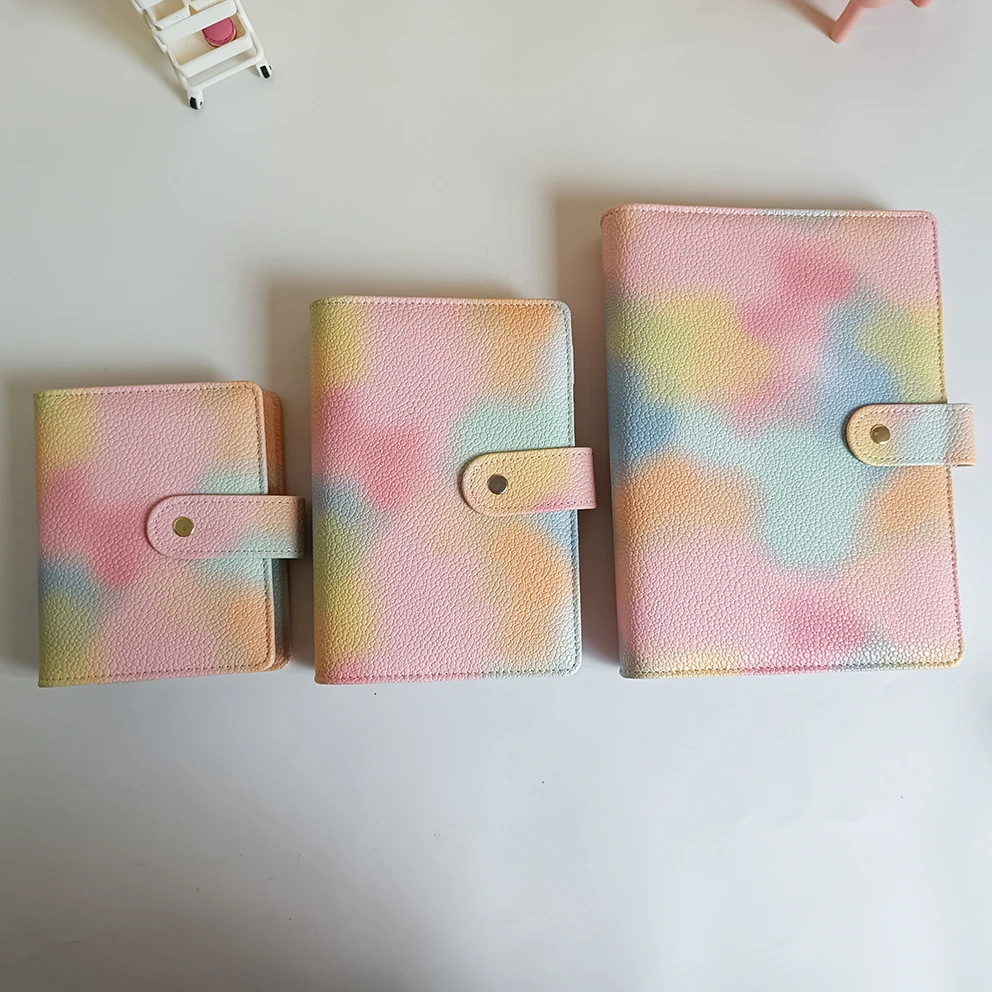 New Gift Factory Stock Durable Premium Faux Leather A5 A6 A7 Waterproof Cute Diary Smart Notebook A7 Binder