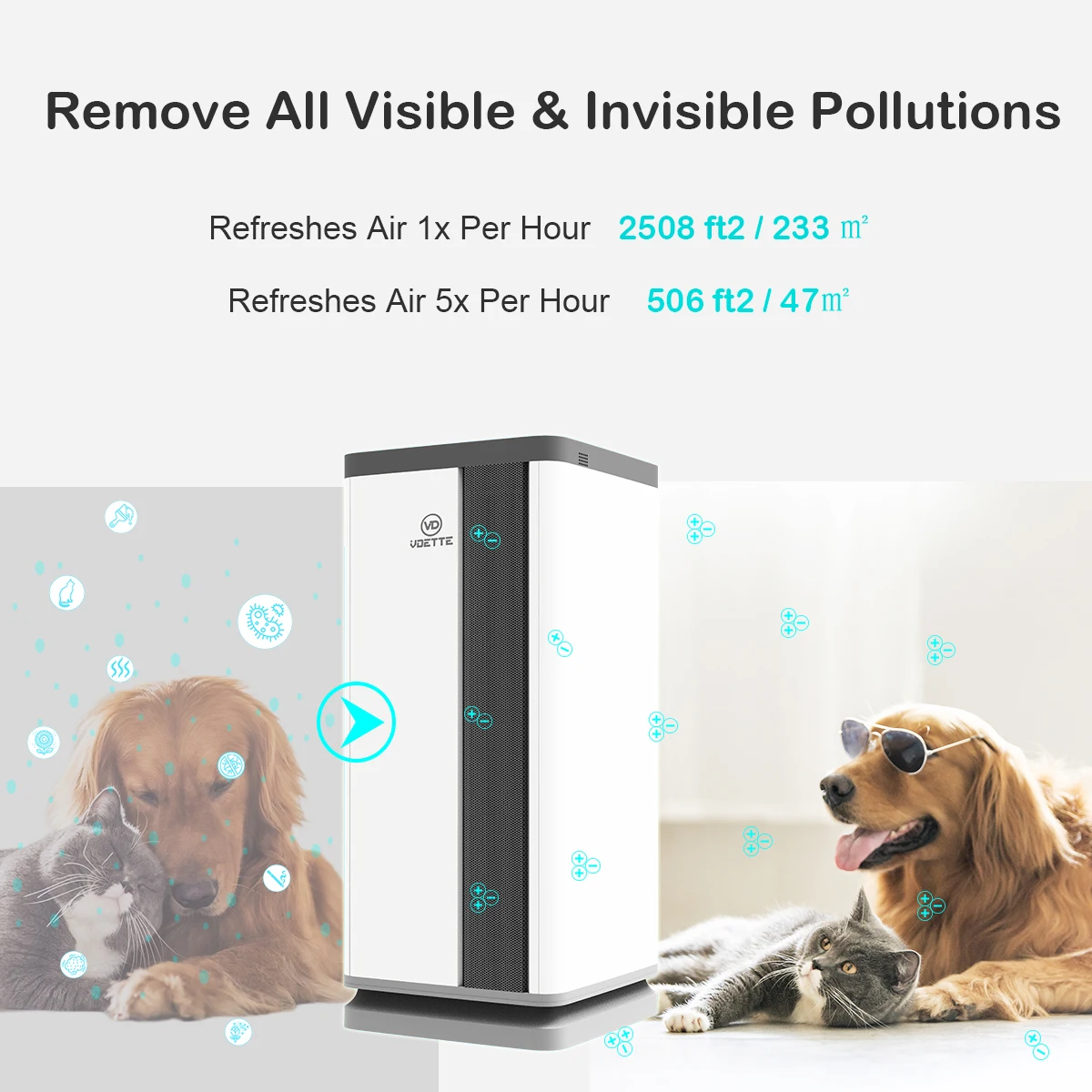 3 in 1 Household electric air cleaner with ESP filter, air sterilizer, UV lamp, OEM, ODM